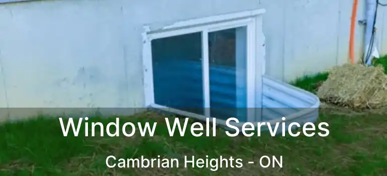  Window Well Services Cambrian Heights - ON